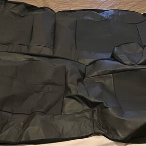 Dickies Black Genuine Leather Seat Covers (2) !Accepting Offers!